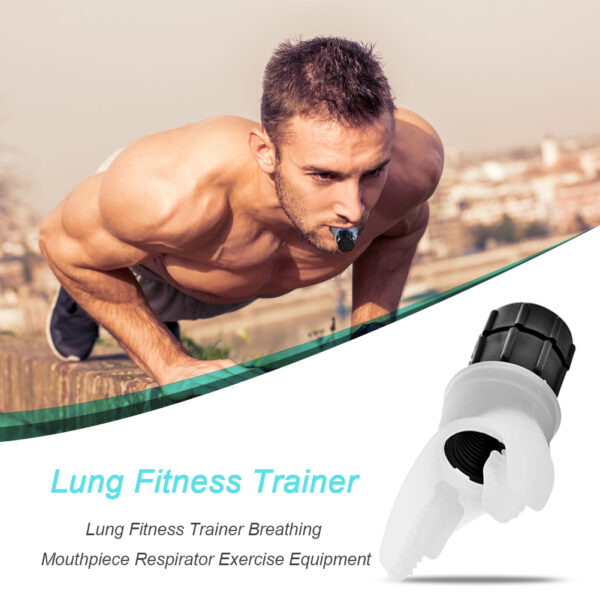 Breathing Trainer Respirator Fitness Equipment Exercise Lung Face Mouthpiece For Household Healthy Care Accessories